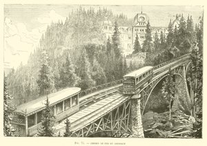 Chemin de Fer du Giesbach (نقش) بواسطة المدرسة الفرنسية