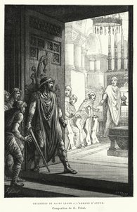 Childeric Et Saint Leger AL "Abbaye D" Autun بواسطة المدرسة الفرنسية