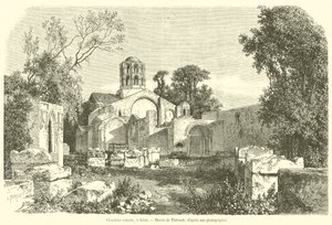 Cimetiere romain, a Arles (engraving) بواسطة المدرسة الفرنسية