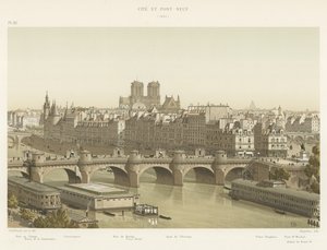 استشهد و Pont-Neuf ، 1840 بواسطة المدرسة الفرنسية