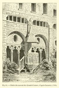 دير دير غراند كارميس ؛ ^ ثابر غارنيري 1780 بواسطة المدرسة الفرنسية