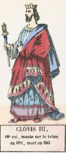 Clovis III بواسطة المدرسة الفرنسية