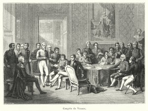 Congres de Vienne (engraving) بواسطة المدرسة الفرنسية