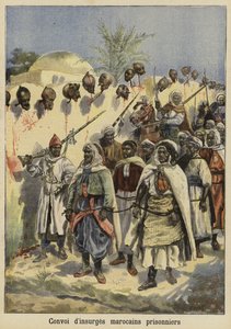 قافلة المتمردين المغاربة الأسرى ، 1897