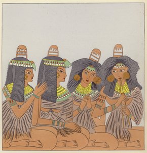 أزياء نسائية عالمية (طباعة حجرية ملونة) بواسطة المدرسة الفرنسية