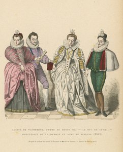 زي النبلاء الفرنسيين ، 1581 بواسطة المدرسة الفرنسية
