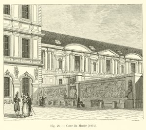 محكمة الموسيقى ، 1834 بواسطة المدرسة الفرنسية