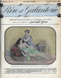 Covetterie d'apres Bazin في "" الضحك و Galanterie "". مجموعة أسبوعية من صور جالانتس في اتجاه جون جراند كارتريت (جراند كارتريت). 1903-1904. بواسطة المدرسة الفرنسية