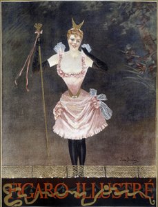 راقصة - غلاف "" Figaro Illustrated "" ، بدون تاريخ بواسطة المدرسة الفرنسية