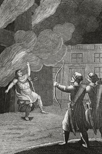 وفاة Alcibiades بواسطة المدرسة الفرنسية