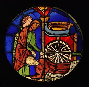 تصوير Samson الأسير مجبر على العمل للفلسطينيين السابقين Ste Chapelle ، Bay K بواسطة المدرسة الفرنسية