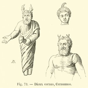 Dieux cornus ، Cernunnos بواسطة المدرسة الفرنسية