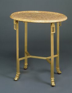 Directoire Gueridon, c.1799 (ormolu and marble) بواسطة المدرسة الفرنسية
