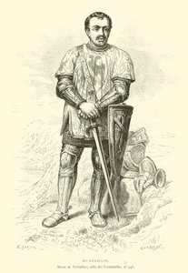 Du Guesclin (engraving) بواسطة المدرسة الفرنسية
