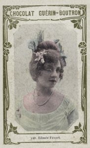 Edmee Favart (صورة ملونة) بواسطة المدرسة الفرنسية