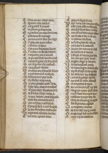 Egerton MS 881 f.65v، Guillaume de Lorris and Jean de Meun، Roman de la Rose (رق) بواسطة المدرسة الفرنسية