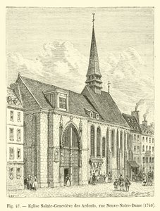 كنيسة Sainte-Genevieve des Ardents ، شارع Neuve-Notre-Dame ، 1704 بواسطة المدرسة الفرنسية