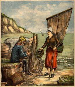 نقش في "La Terre Illustree" رقم 86 بتاريخ 23 يونيو 1892. بواسطة المدرسة الفرنسية
