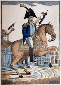 صورة الفروسية للجنرال ماري جوزيف جيلبرت موتييه ، ماركيز دي لافاييت (1757-1834) (لافاييت) ، القائد العام للحرس الوطني الفرنسي بواسطة المدرسة الفرنسية