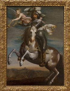 صورة الفروسية للويس الثالث عشر (1601-1643). رسم حوالي عام 1630. الفن الفرنسي القرن السابع عشر. متحف روان للفنون الجميلة. بواسطة المدرسة الفرنسية