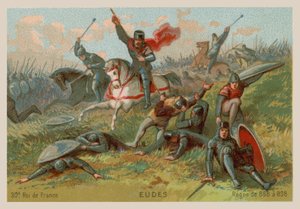 Eudes ملك فرنسا (ج 860-898) بواسطة المدرسة الفرنسية