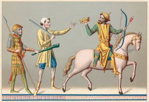 زي أوروبا العصور الوسطى بواسطة المدرسة الفرنسية