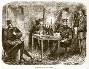 دراسة هروب ، توضيح من كاسيل تاريخ الحرب بين فرنسا وألمانيا ، 1870-1871 بواسطة المدرسة الفرنسية