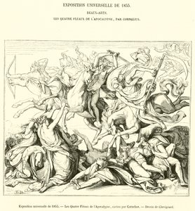 المعرض العالمي لعام 1855 ، Les Quatre Fleaux de l