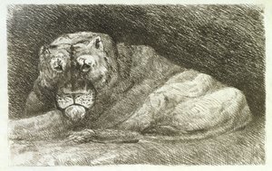 فاني هاو ، Whelpd in the Tower ، 1794 بواسطة المدرسة الفرنسية