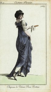 Fashionable woman or merveilleuse بواسطة المدرسة الفرنسية