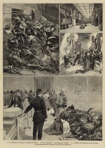 حريق في بازار دي لا تشاريت ، باريس ، 1897 بواسطة المدرسة الفرنسية