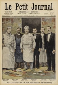 حريق في بازار دي لا تشاريت ، باريس ، 1897 بواسطة المدرسة الفرنسية