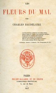 الطبعة الأولى من Les Fleurs du Mal بواسطة Charles Baudelaire بواسطة المدرسة الفرنسية