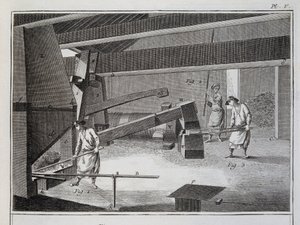 فورج - في "" Encyclopedia "" بقلم ديدرو et d'Alembert بواسطة المدرسة الفرنسية
