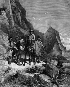 ذهب فرانسوا أراغو (1786 - 1853) في عام 1806 إلى إسبانيا لإكمال قياس خط الميريديان وفي إحدى الأمسيات رُصِع بأربعة من قطاع الطرق. بواسطة المدرسة الفرنسية