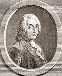 فرانسوا أوغسطين دي باراديس دي مونكريف ، 1687-1770. كاتب وشاعر فرنسي. من Les Heures Libres تم نشره عام 1908. بواسطة المدرسة الفرنسية