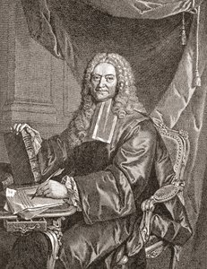 فرانسوا تشيكوينو ، 1672 - 1752. طبيب فرنسي وكبير أطباء الملك لويس الخامس عشر. من Les Heures Libres تم نشره عام 1908. بواسطة المدرسة الفرنسية