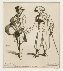 الهندباء الفرنسيين ، 1778-79 بواسطة المدرسة الفرنسية