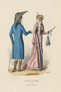 الموضات الفرنسية عام 1804 بواسطة المدرسة الفرنسية