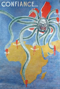 دعاية فرنسية على الأرجح أنتجت في فيشي فرنسا بواسطة المدرسة الفرنسية