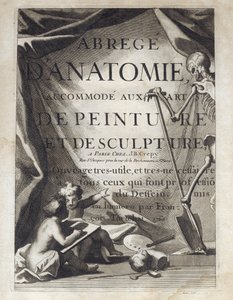 واجهة - تشريح تجريدي ، ملائم لفنون الرسم والنحت - Abrege d'Anatomy ، accommode aux Arts de peinture et المنحوت ، ووضع نظام جديد من قبل فرانسوا تورتبات (1610-1690) - 1760 بواسطة المدرسة الفرنسية