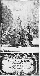 صورة لوا مينتور من بيير كورنيل (1606-84) نشرت في 1664 ، أمستردام بواسطة المدرسة الفرنسية