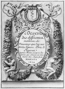 واجهة إلى تصاميم طرق مختلفة للسفن ... من نانت إلى بايون ... ، 1679 بواسطة المدرسة الفرنسية