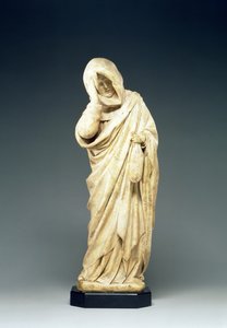 تمثال جنائزي للشيع ج 1450 (مرمر).