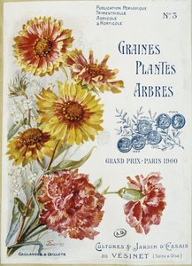 Gaillardes and carnations - غلاف مجلة Seeds Plants Trees عدد 3 بواسطة المدرسة الفرنسية