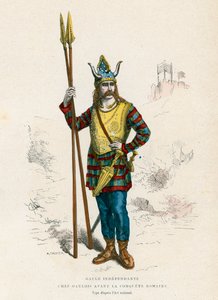 رئيس غالي قبل غزو الرومان بواسطة المدرسة الفرنسية