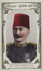 اللواء عبد الحق ، باشا (صورة ملونة) بواسطة المدرسة الفرنسية