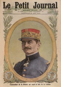 الجنرال تشارلز مانجين ، صورة الغلاف الأمامي من لو بيتيت جورنال ، ملحق إيلوستري ، 21 مايو 1916