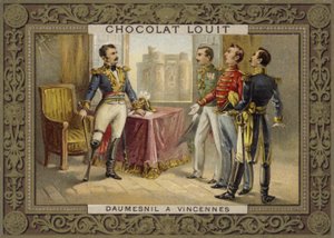 الجنرال Daumesnil يرفض الاستسلام لقلعة de Vincennes ، فرنسا ، 1814