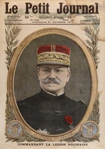 الجنرال لويس آرشينارد ، الغلاف الأمامي من لو بيتي جورنال ، ملحق إيلوستري ، 21 أكتوبر 1917